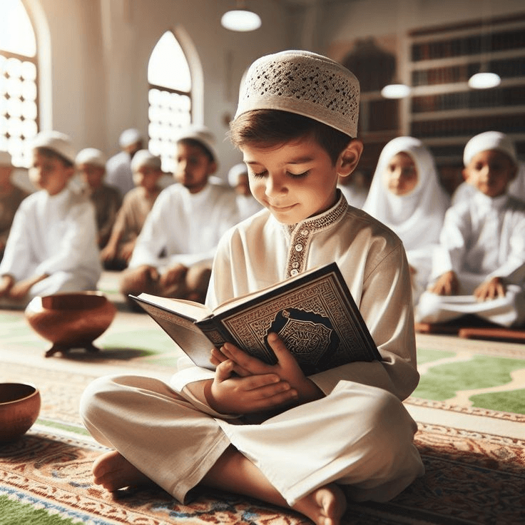 IRTIQAA Quran Academy - Students Learning - Background